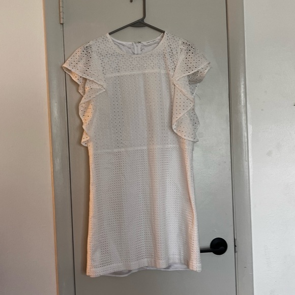 🍐 Mika & Gali Women's Calista White Eyelet dress - Picture 9 of 13